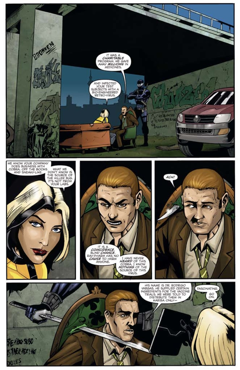 Illustration for article titled Read a seven-page preview of the newest comic book starring Snake Eyes, G.I. Joe's resident ninja